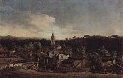 Bernardo Bellotto Das Dorf Gazzada, Blick vom Suden oil on canvas